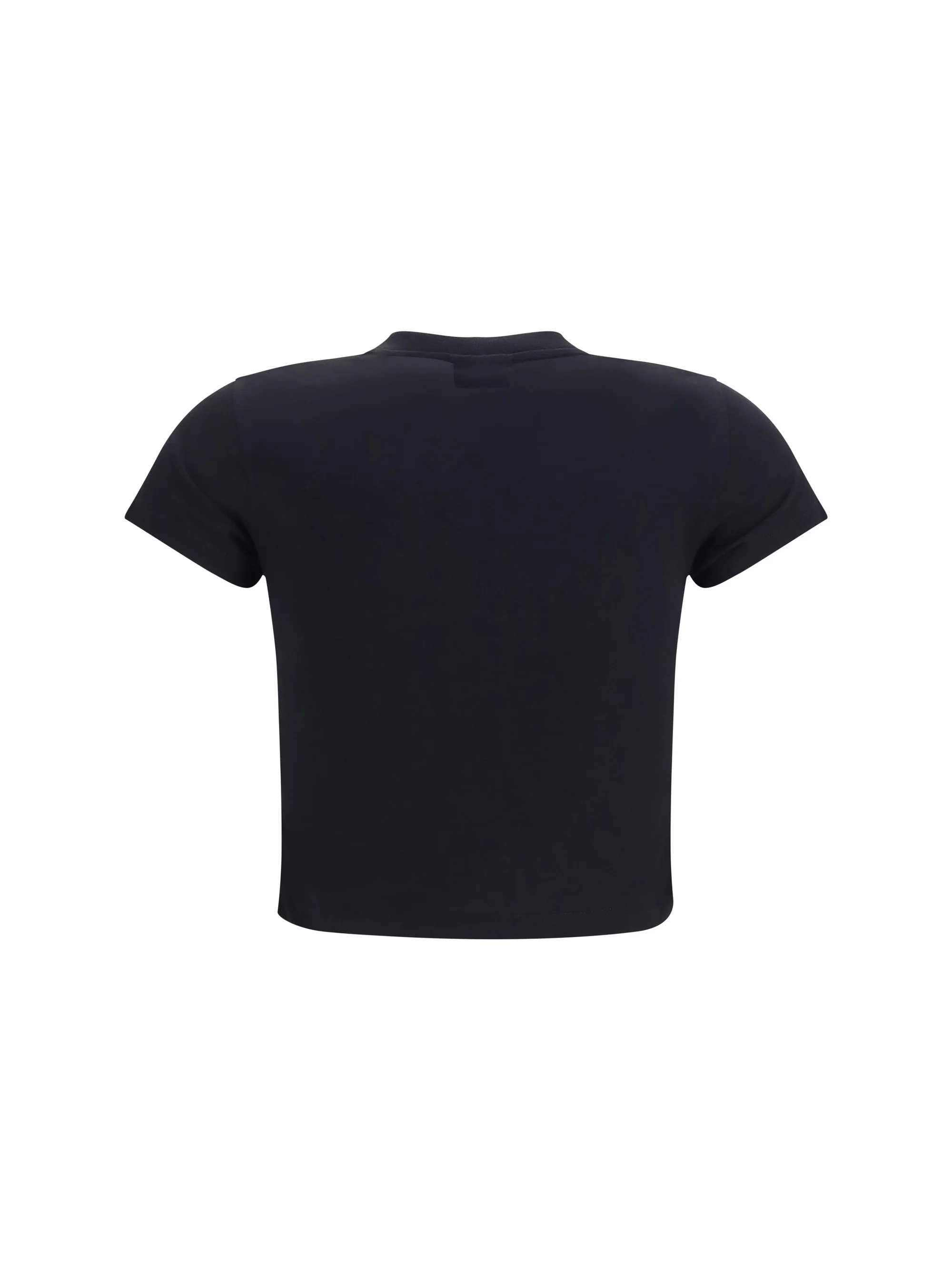 cotton jersey t-shirt with devoré detail