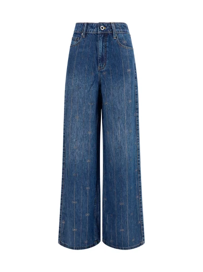 crystal-striped jeans