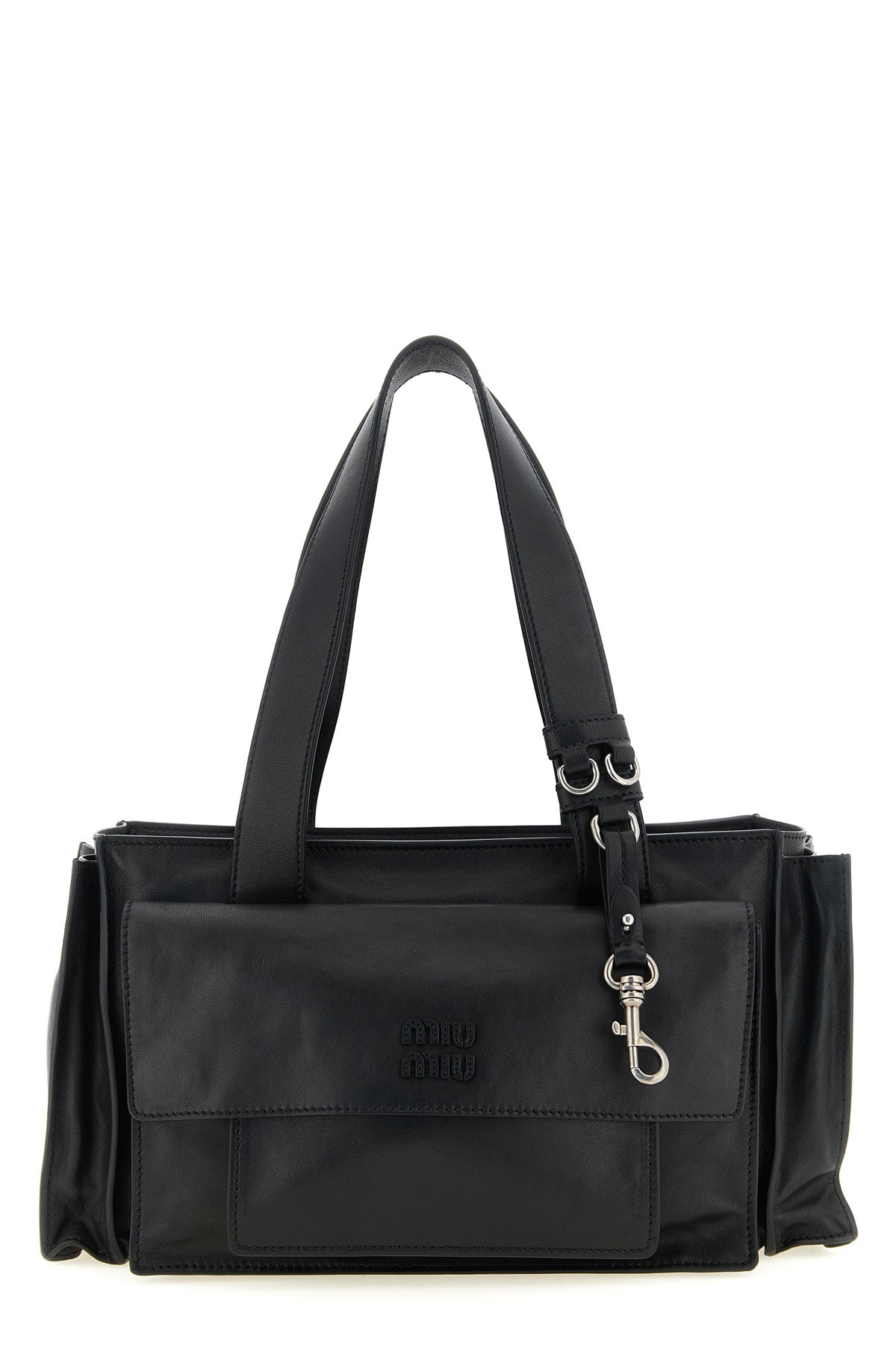 MIU MIU OS antiqued nappa leather shopping