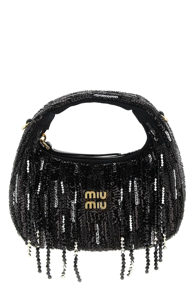 mini wander satin handbag