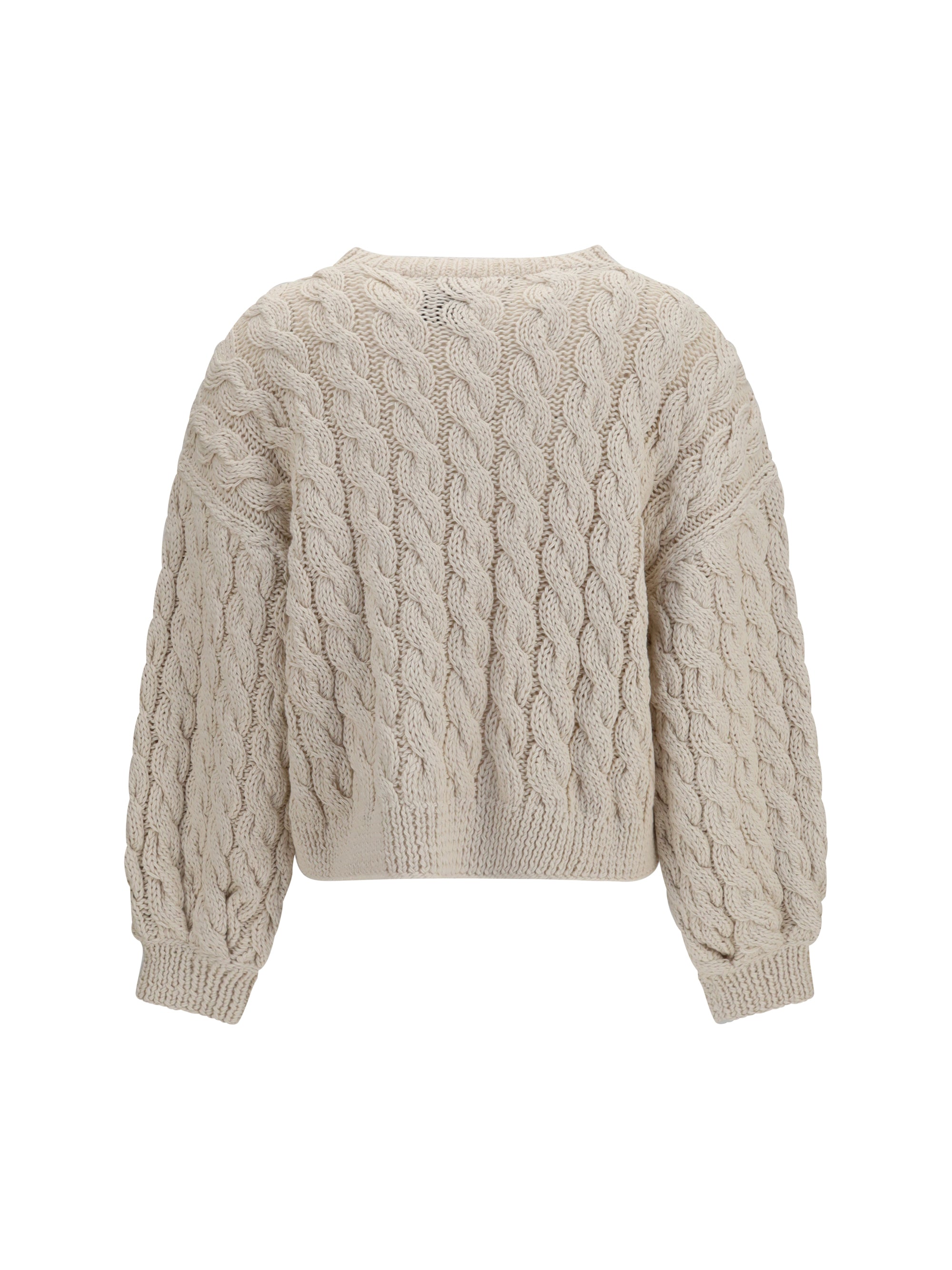 LOEWE M wool and cotton-blend midweight knit
