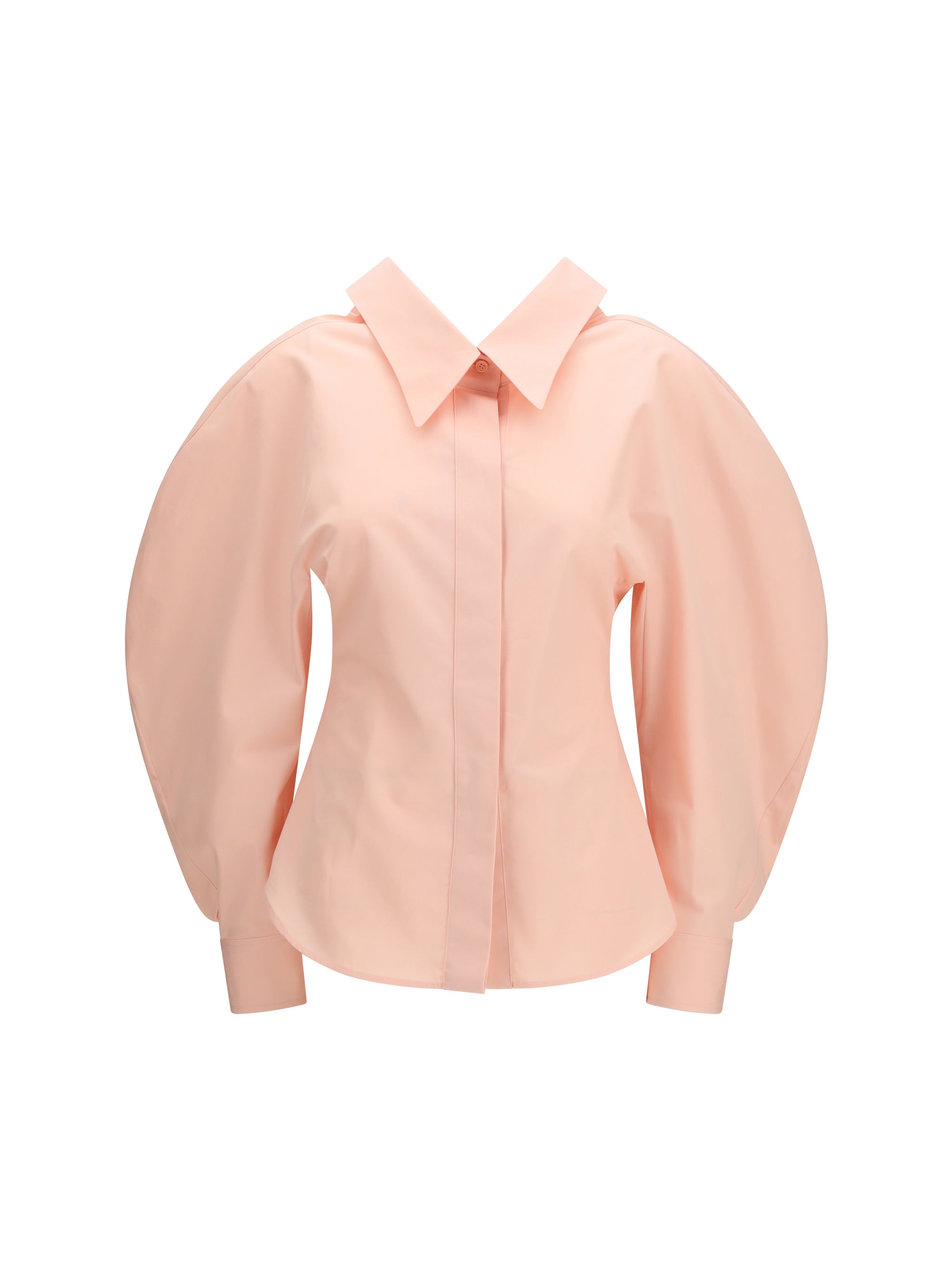 GIVENCHY 38 cut-out cotton poplin shirt 