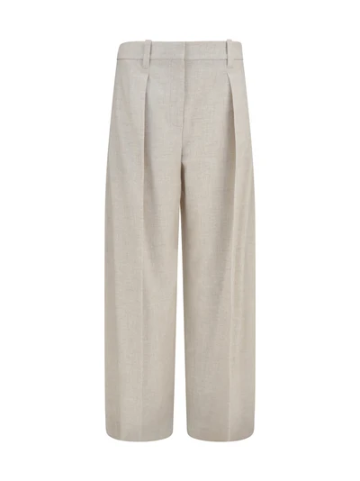 wool and cashmere tailored pants