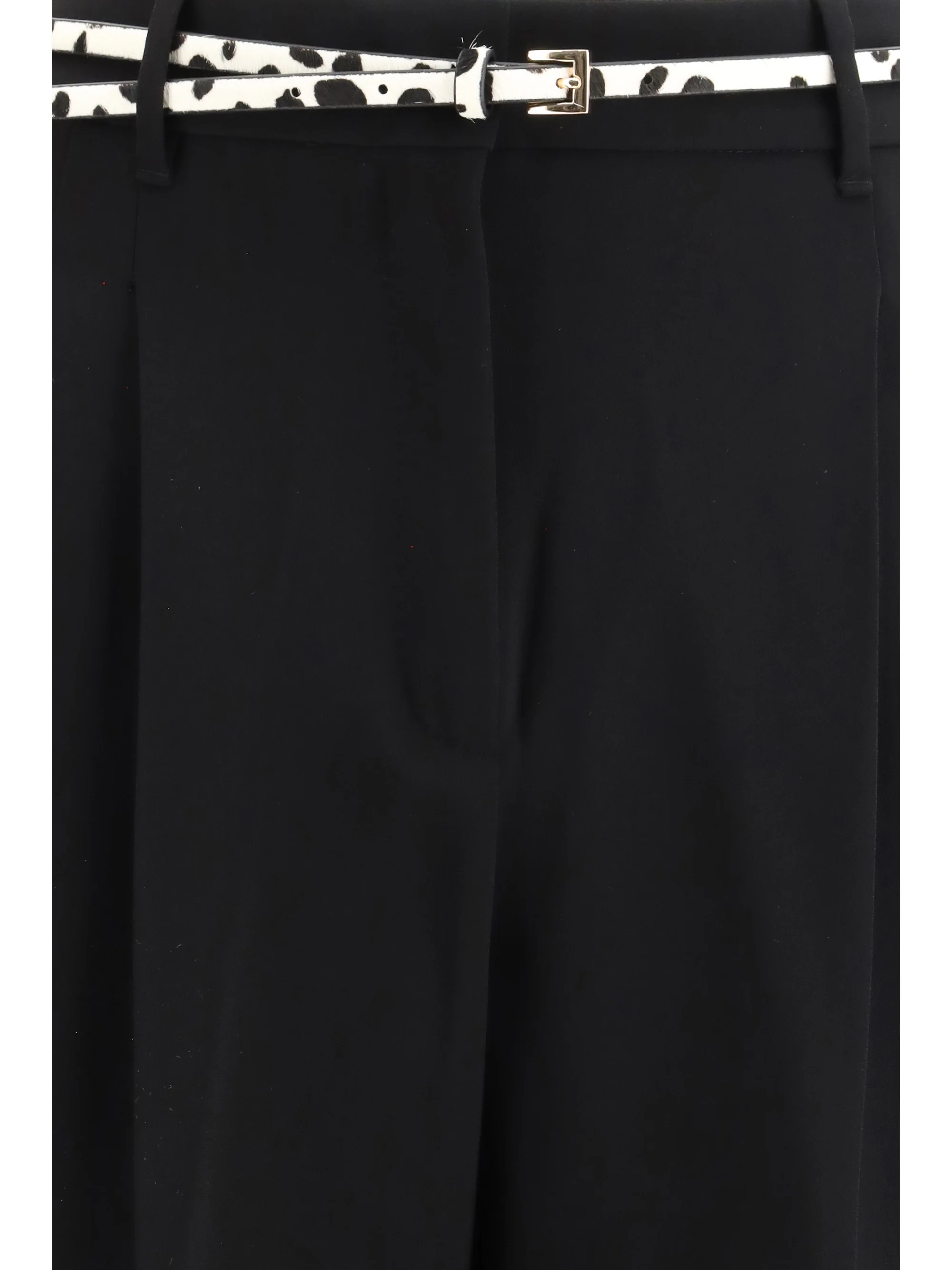 elegant pants with belt