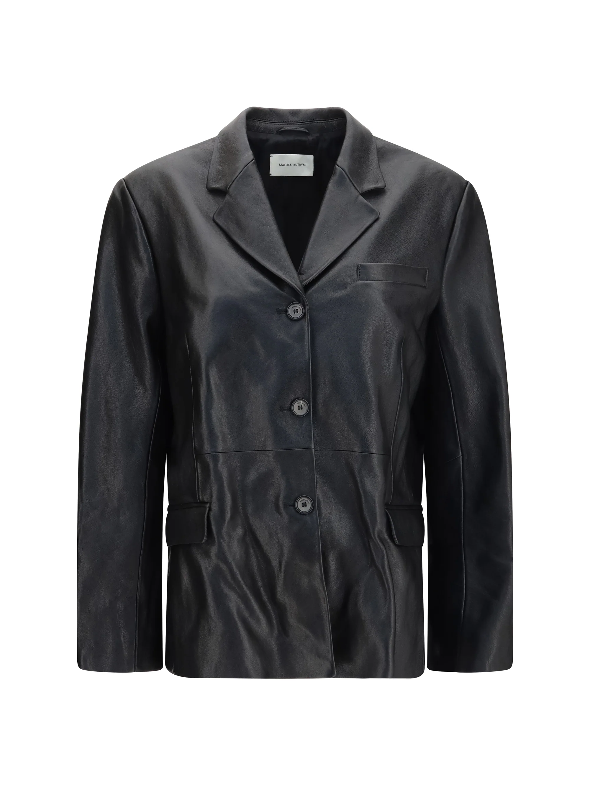MAGDA BUTRYM 38 leather blazer jacket