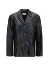leather blazer jacket