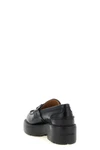 miu miu loafers in fine black calf leather reinterpret a wardrobe classic throug