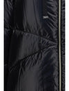 quilted drawstring down jacket