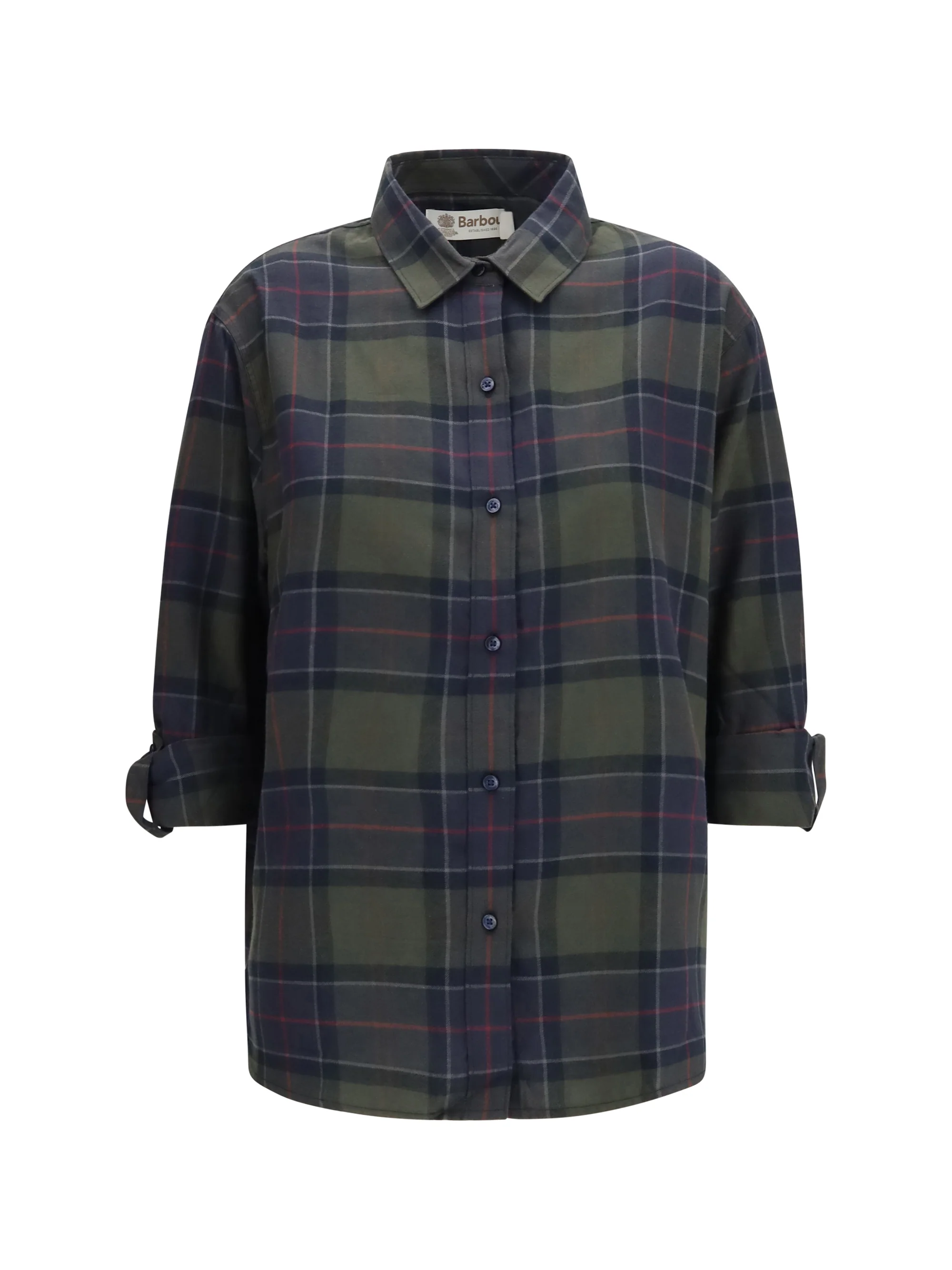 elishaw check shirt