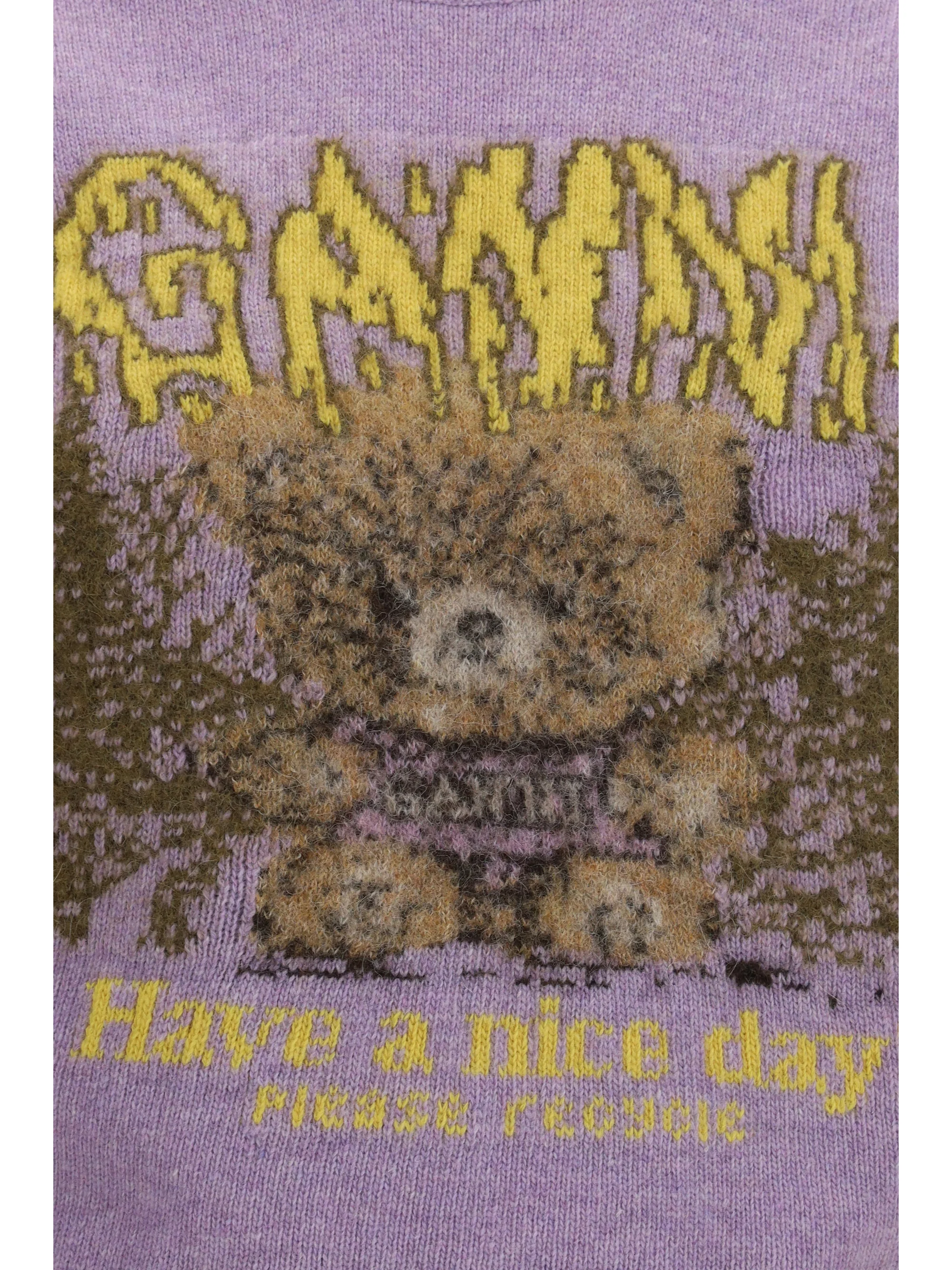 teddy alpaca and wool-blend vest