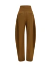 wide balloon-fit zip pants