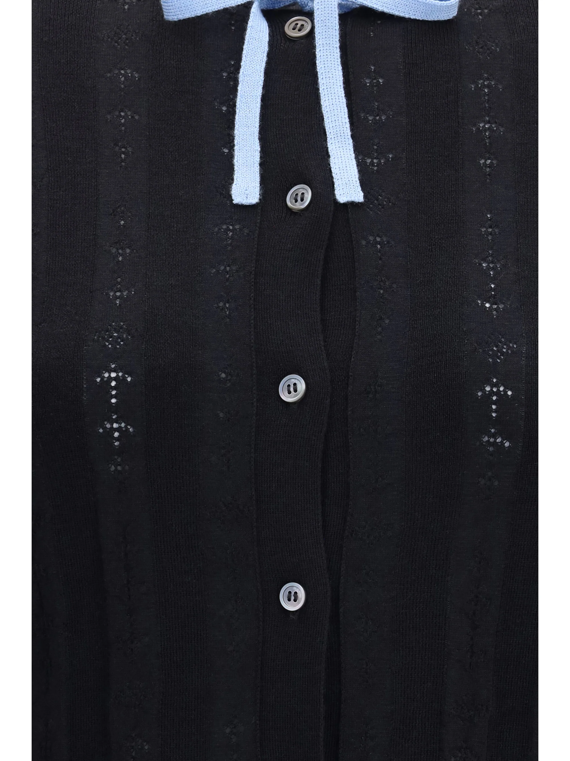 MARNI 40 wool and silk cardigan with bow