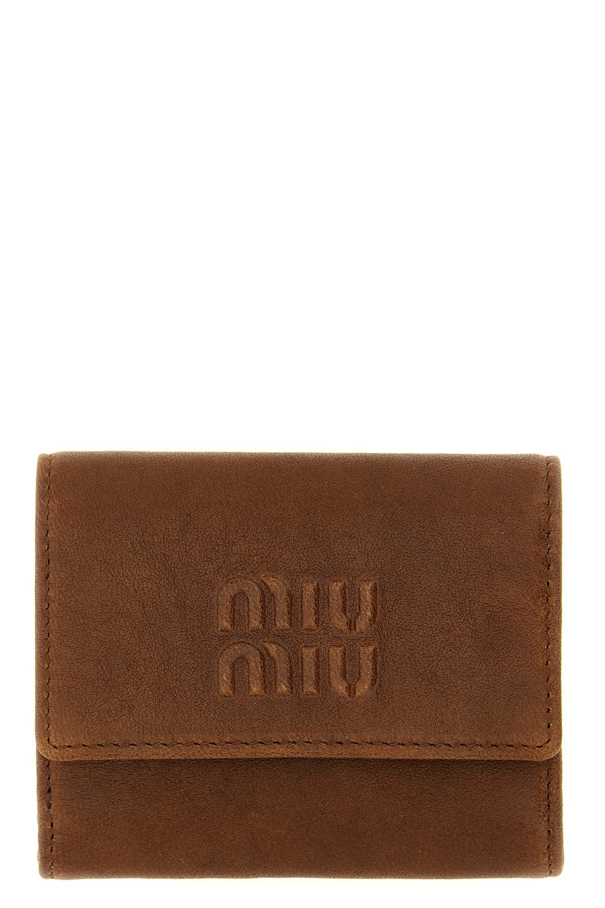MIU MIU OS the miu miu small wallet in soft lambskin leather stands out for its compact and
