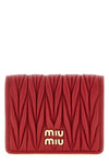 small wallet in matelassé nappa leather