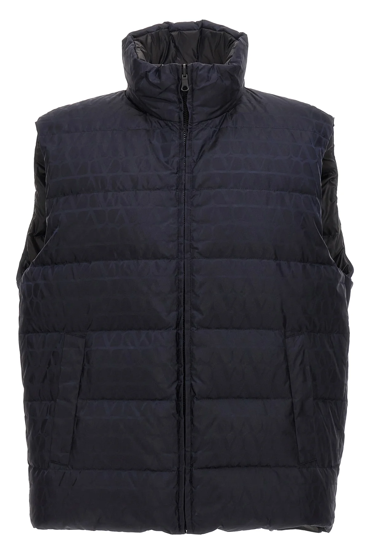 VALENTINO GARAVANI 48 all-over toile iconographe nylon vest