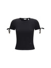 cotton lace-detail t-shirt