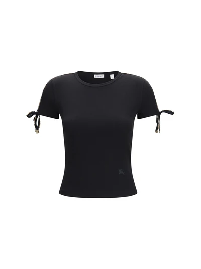 cotton lace-detail t-shirt