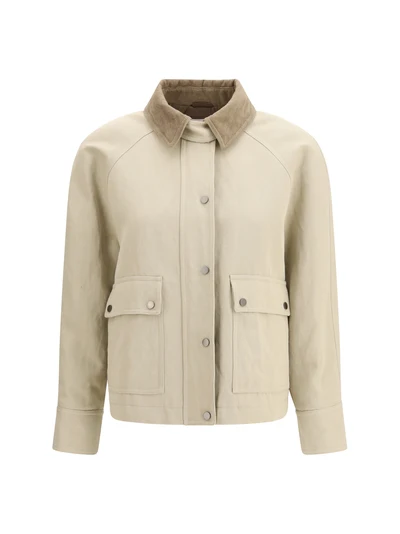 cotton-linen canvas jacket