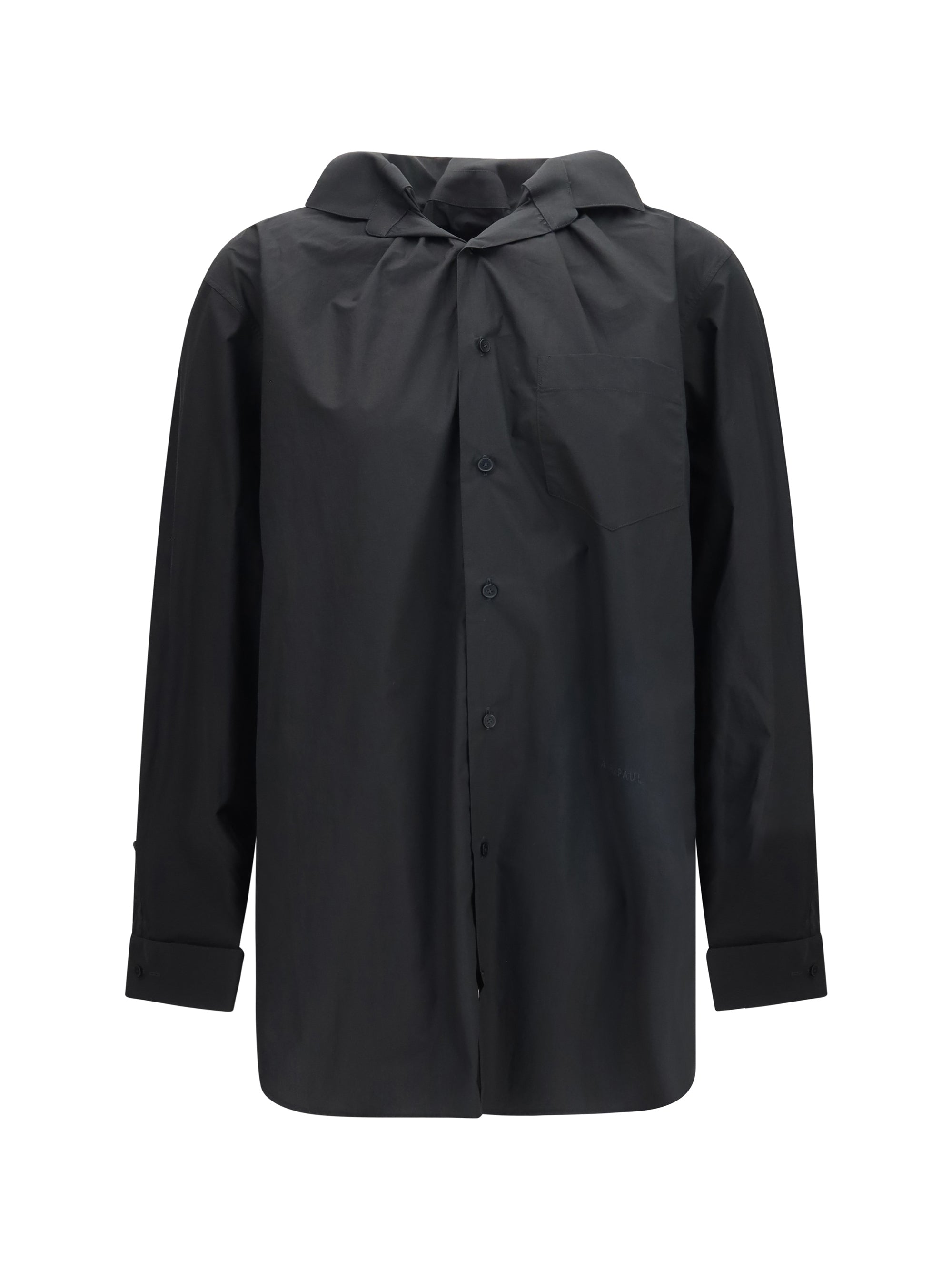 ALAIA M shirt with elasticated collar