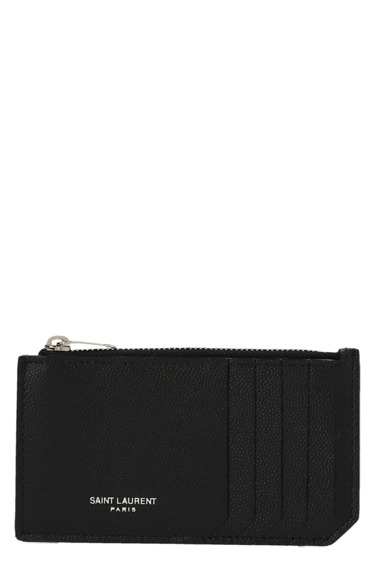 SAINT LAURENT OS fragments leather card holder