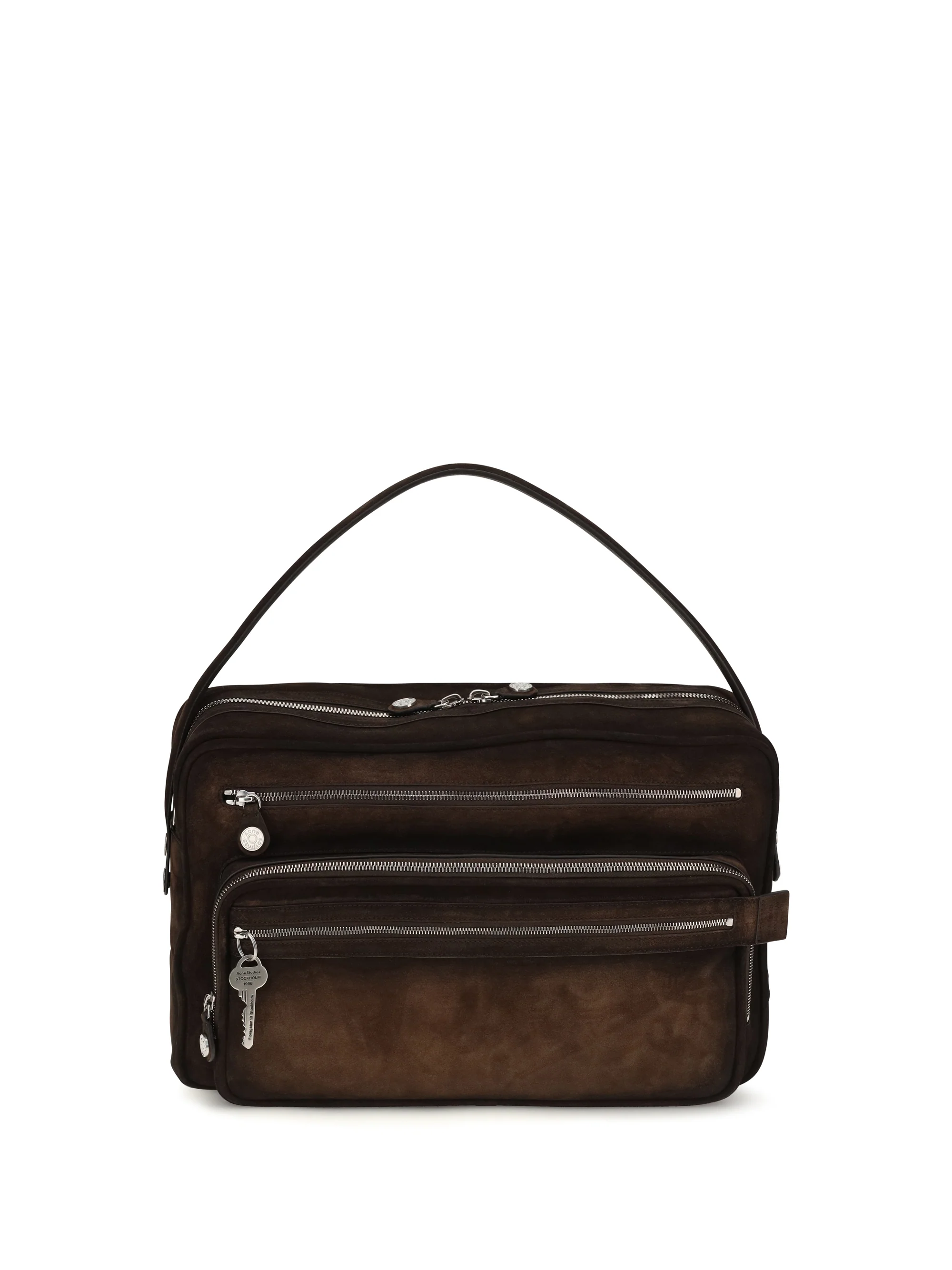 ACNE STUDIOS OS camero camera suede shoulder bag