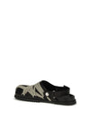 megalace leather mules