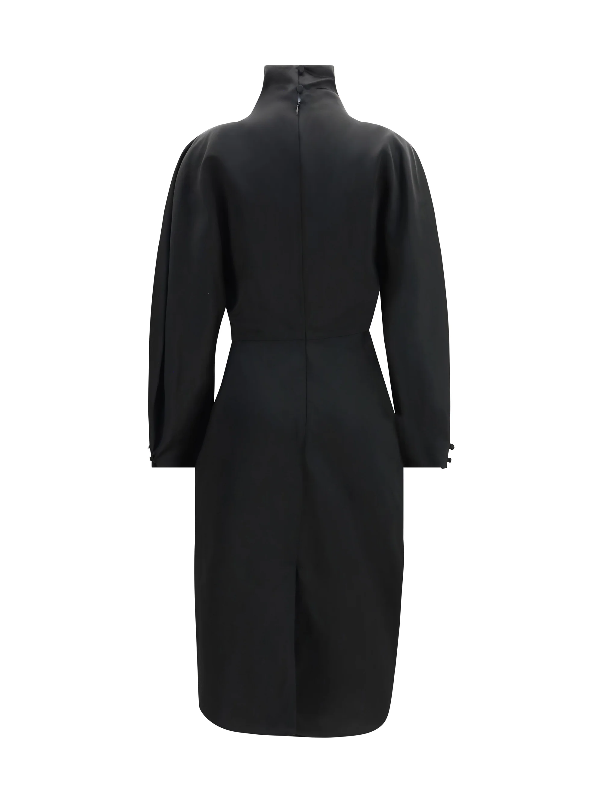 KHAITE 4 harlin draped ramie-blend satin dress