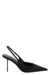 le silla amelia slingbacks define a new footwear geometry through a sharp and