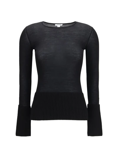 merino wool crewneck top