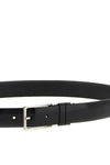 brushed leather belt