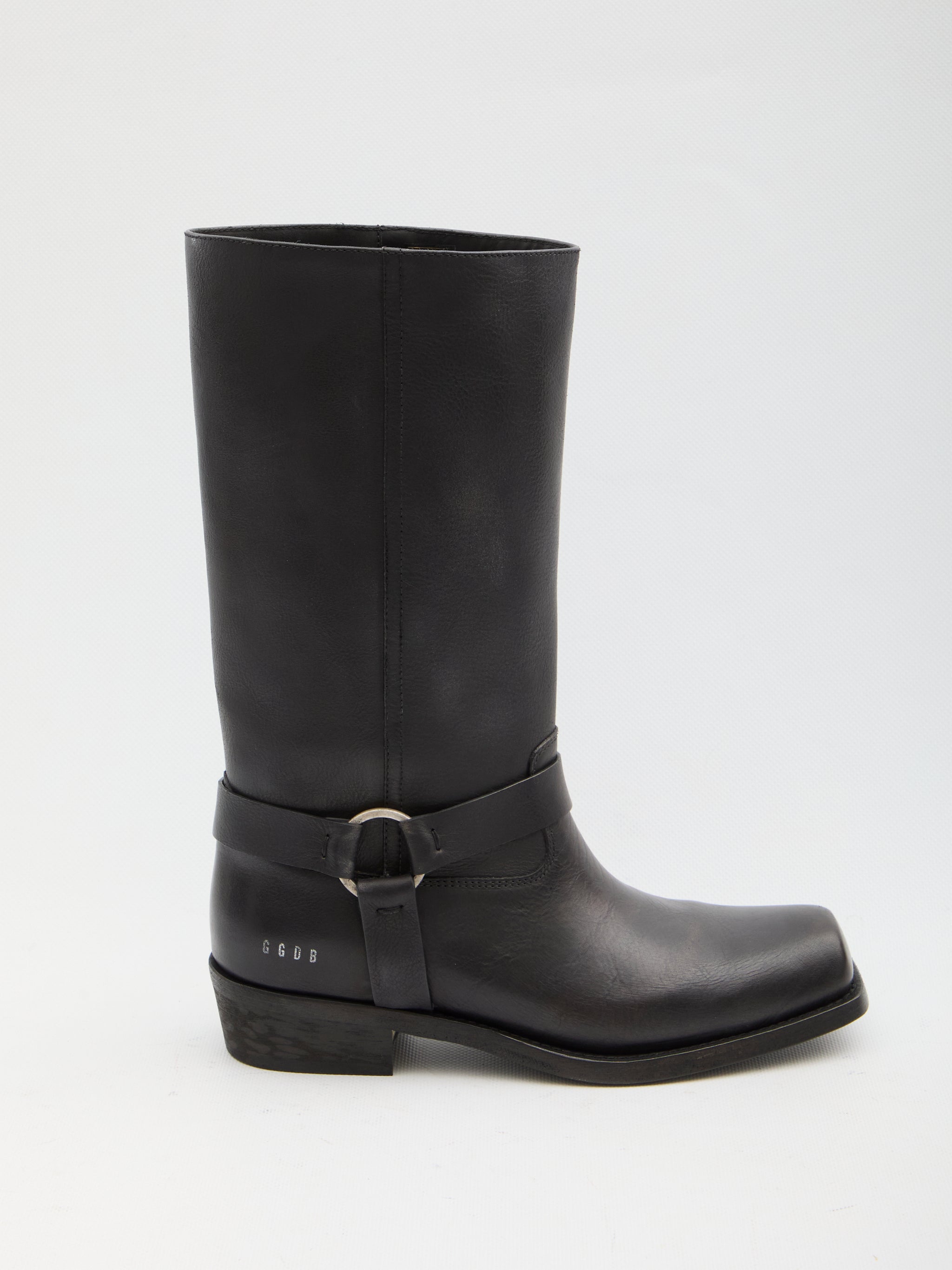 high biker boots
