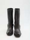 high biker boots