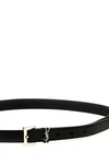 garnet leather belt