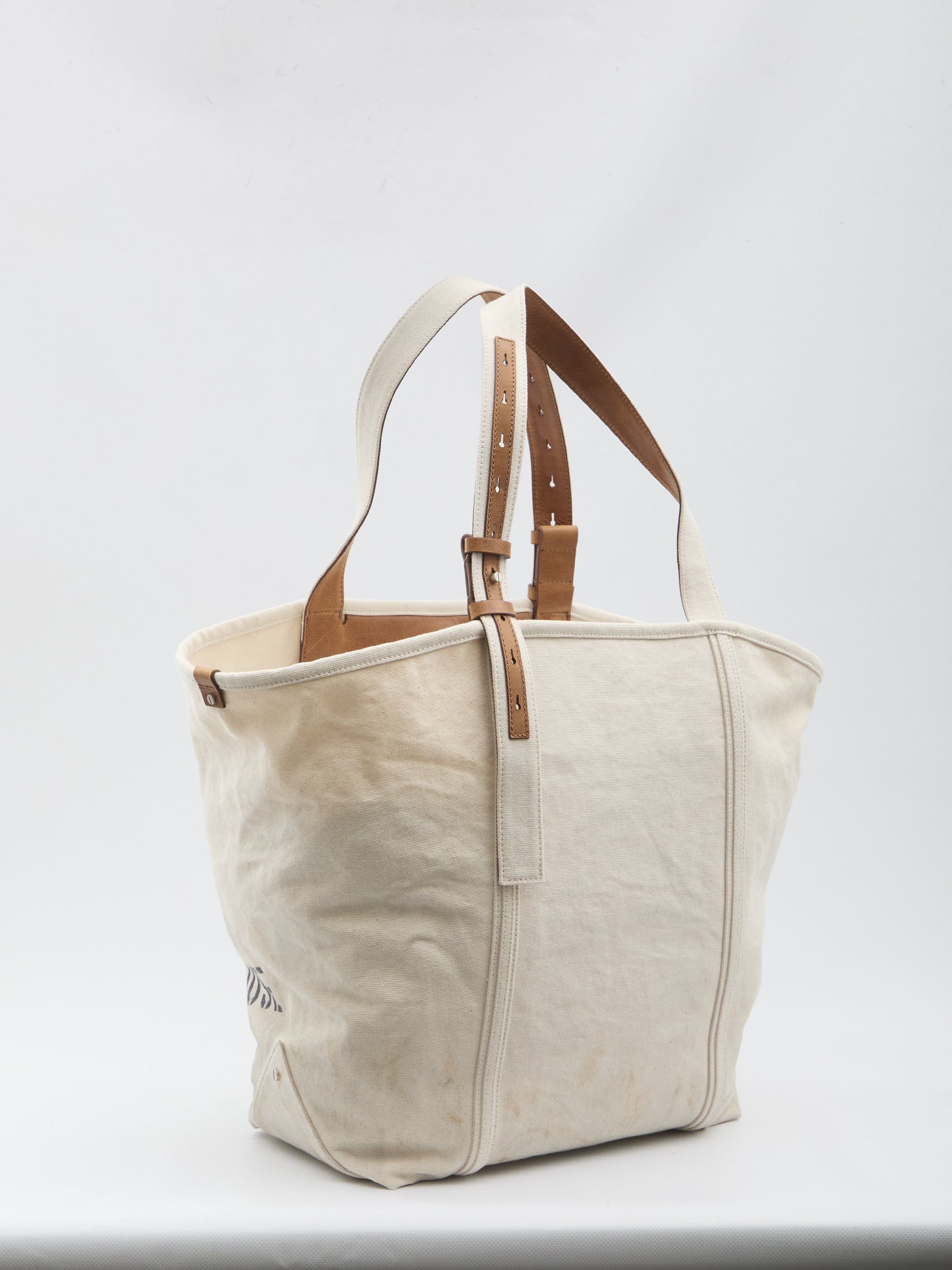 GOLDEN GOOSE OS canvas shopping bag