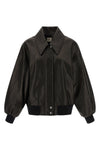 shelman leather bomber jacket