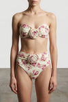 re26 bikini bottoms in floral print fabric
