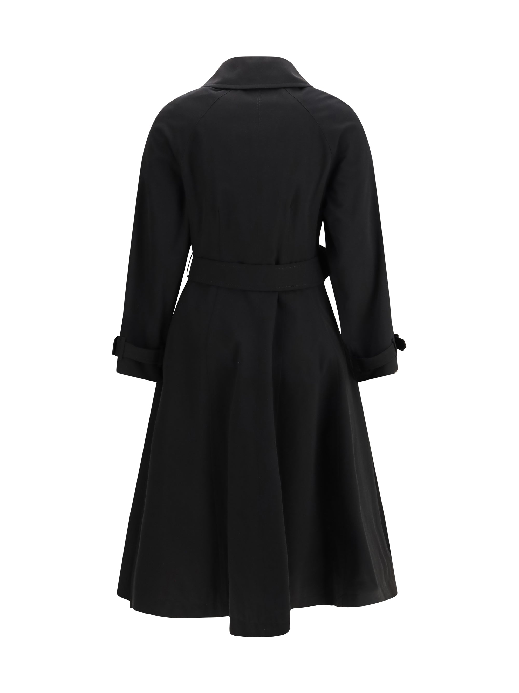 BURBERRY 6 ellingham gabardine trench coat 