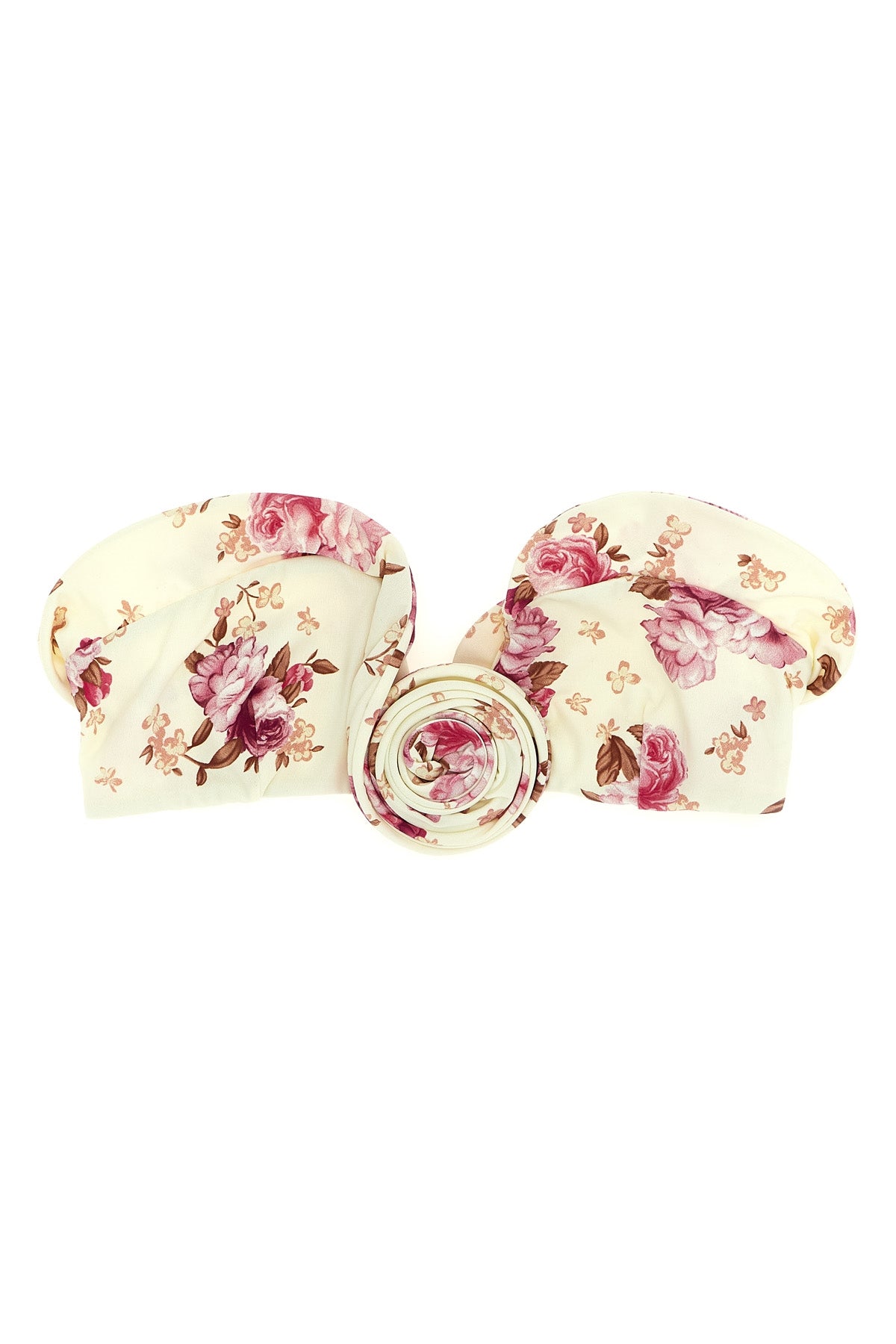 MAGDA BUTRYM 36 02 bikini top in floral print fabric