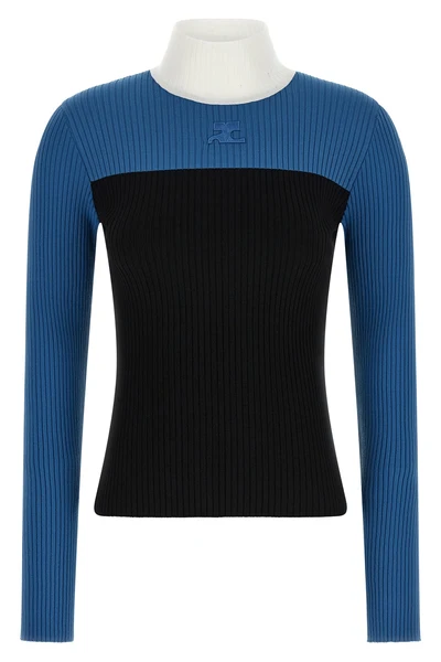 the courrèges knit redefines the codes of contemporary knitwear through a tight