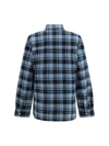 check flannel padded overshirt