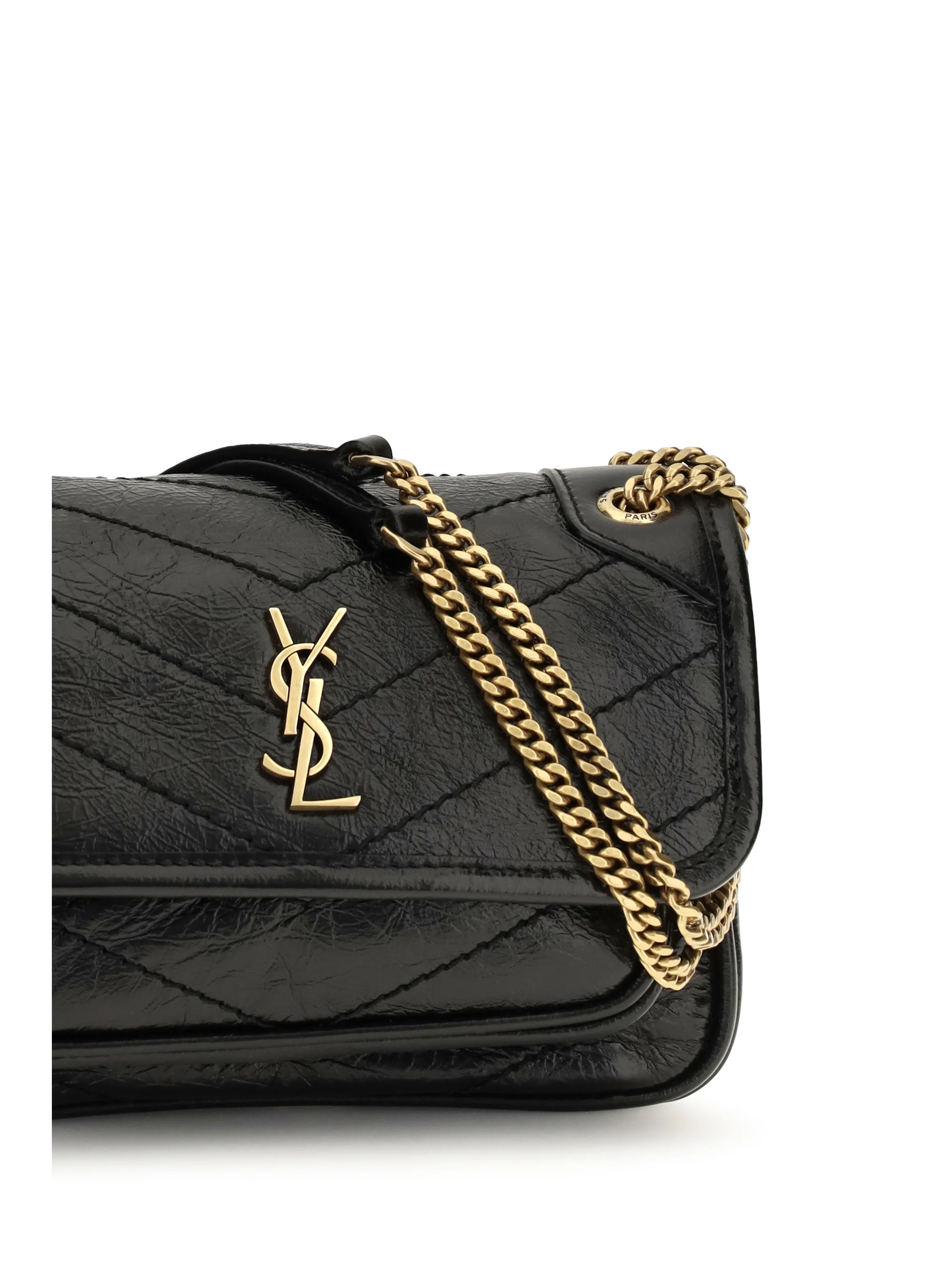 mini niki leather shoulder bag