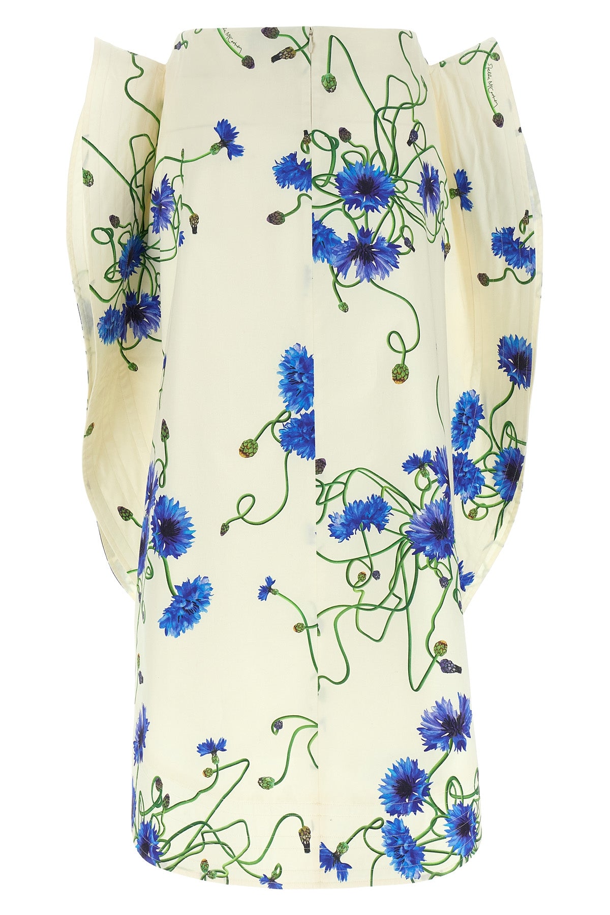 STELLA MCCARTNEY 36 long skirt in all-over floral print cotton