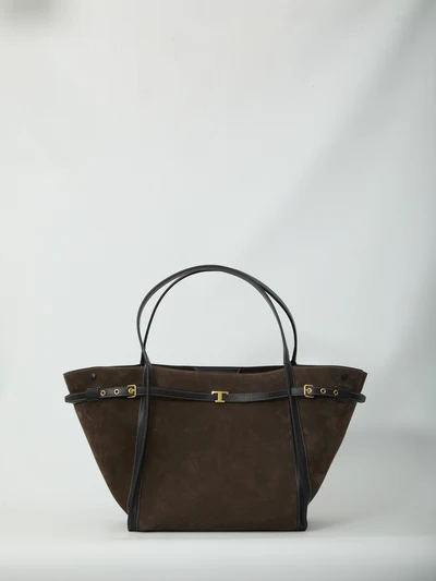 medium t signature shopping bag
