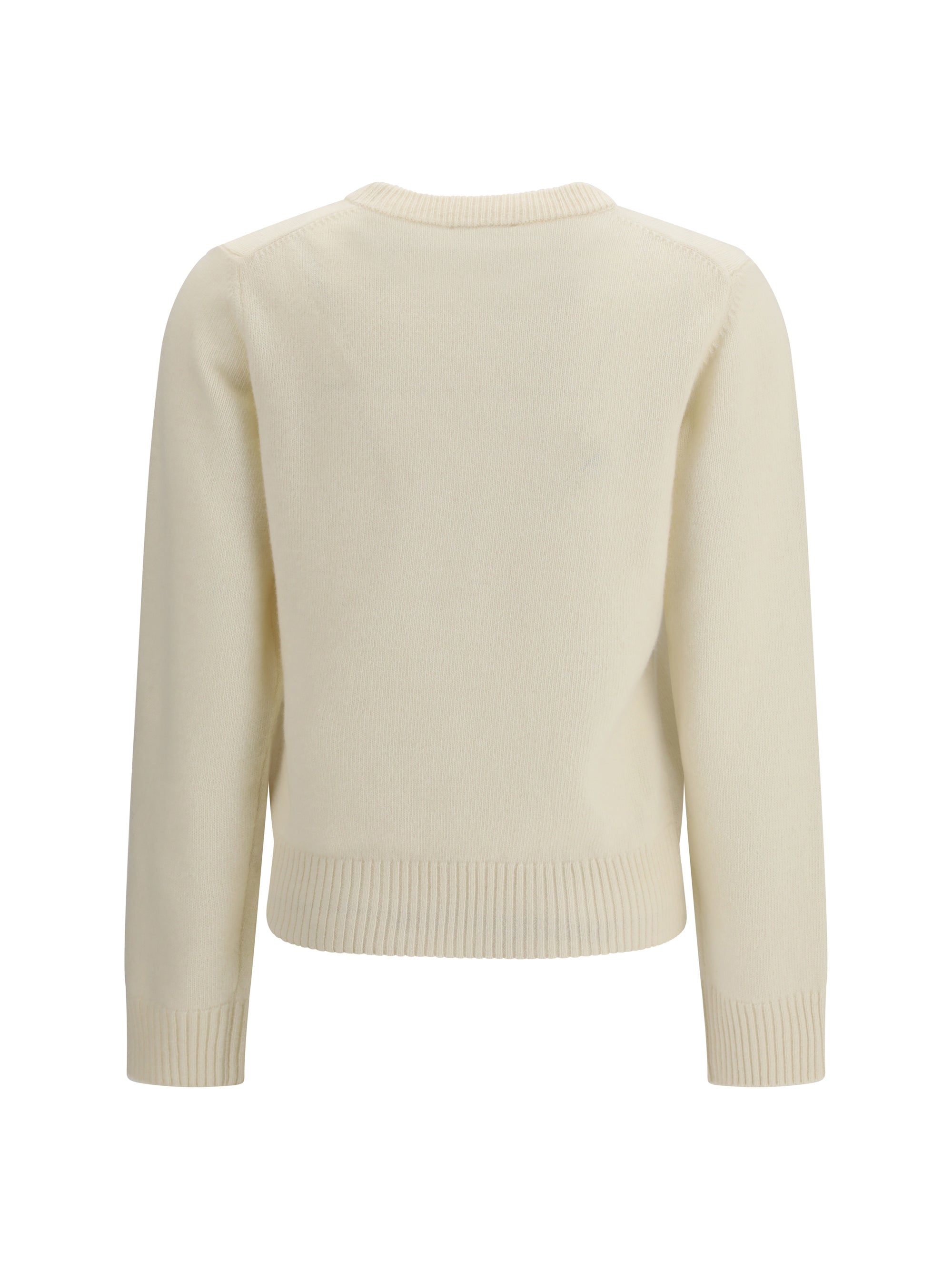 GANNI M crewneck sweater with raspberries print