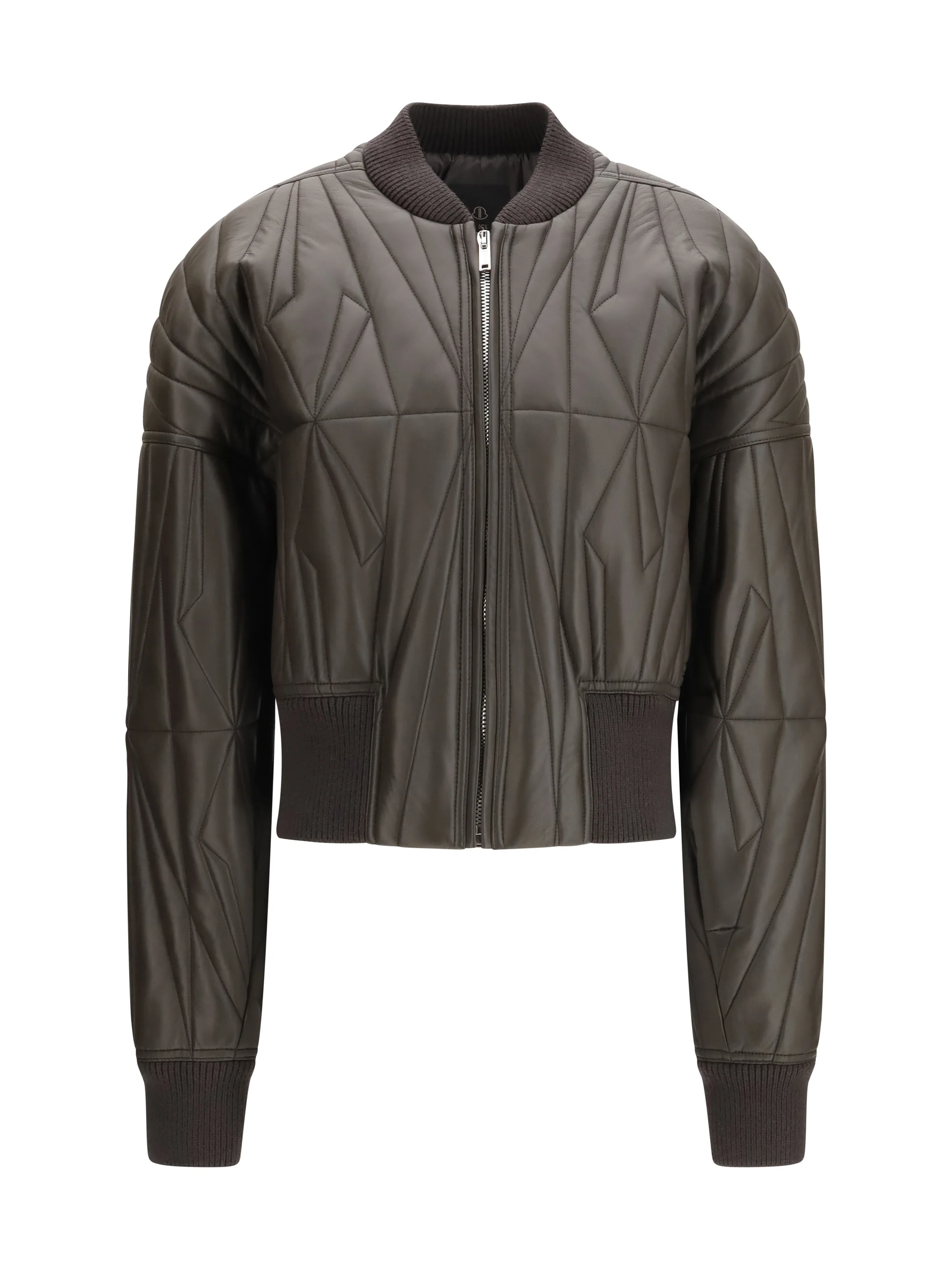 MONCLER + RICK OWENS 1 geocamo leather jacket moncler + rick owens