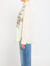 linen shirt with embroidery