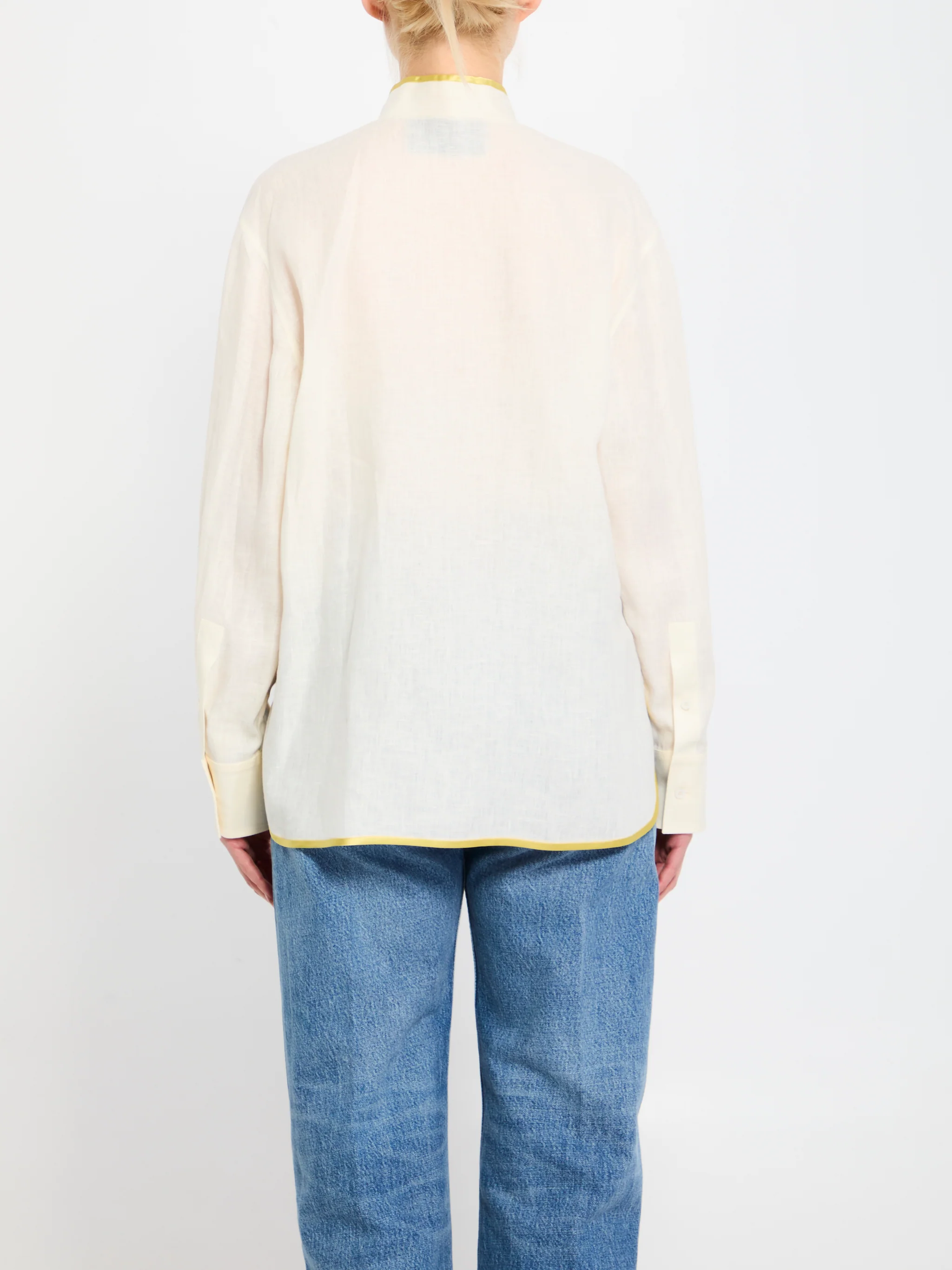 linen shirt with embroidery