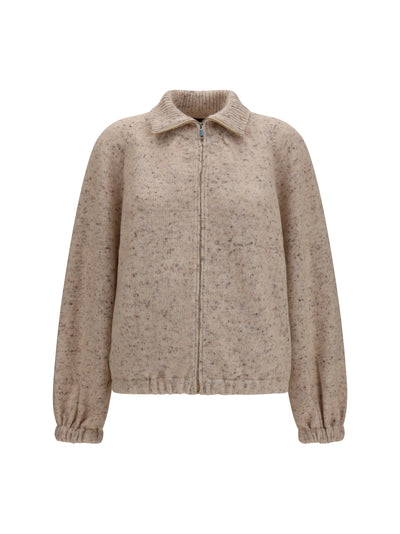 FABIANA FILIPPI 40 oversized bouclé yarn bomber jacket with lurex