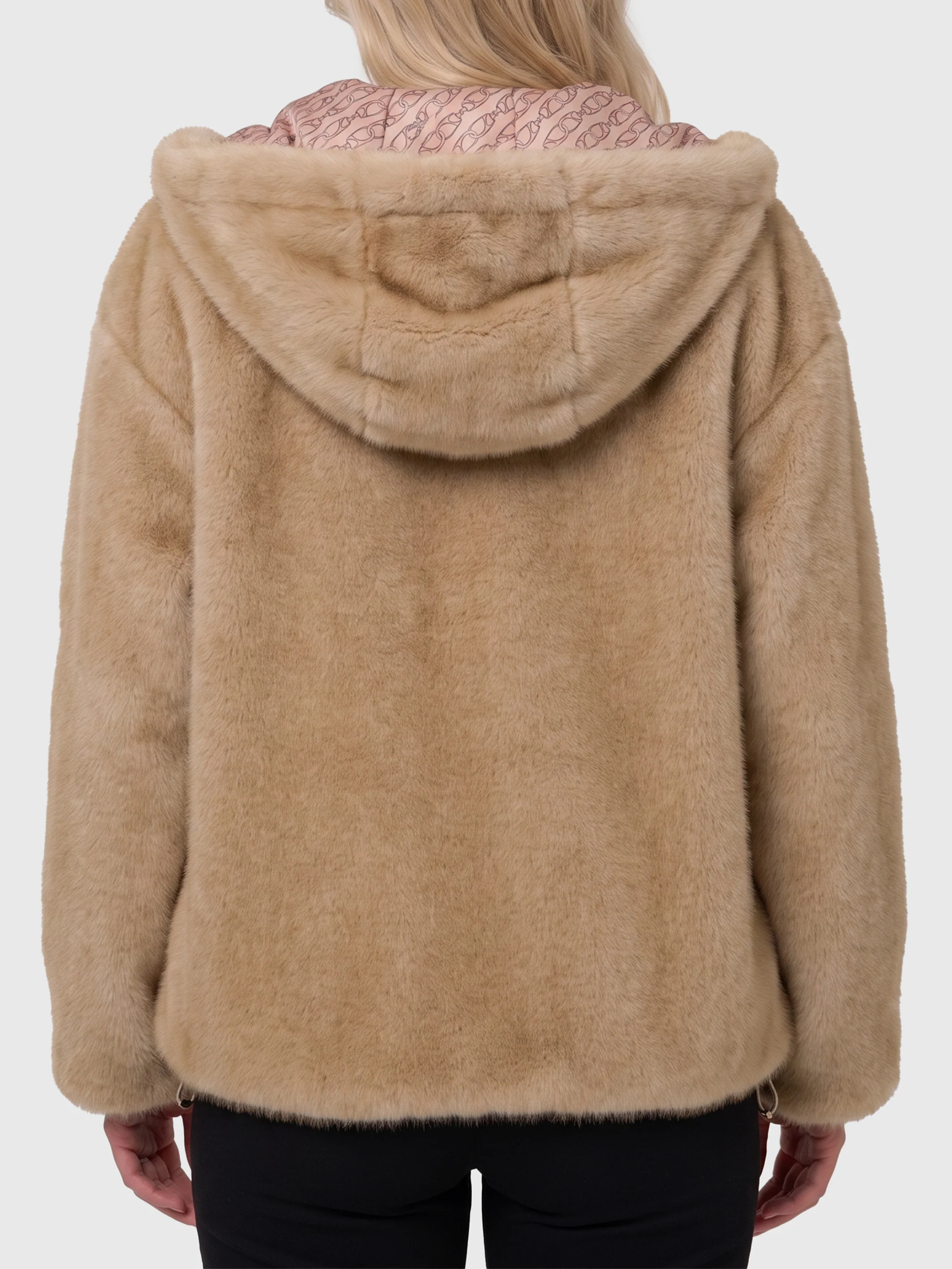 HERNO 40 faux fur jacket