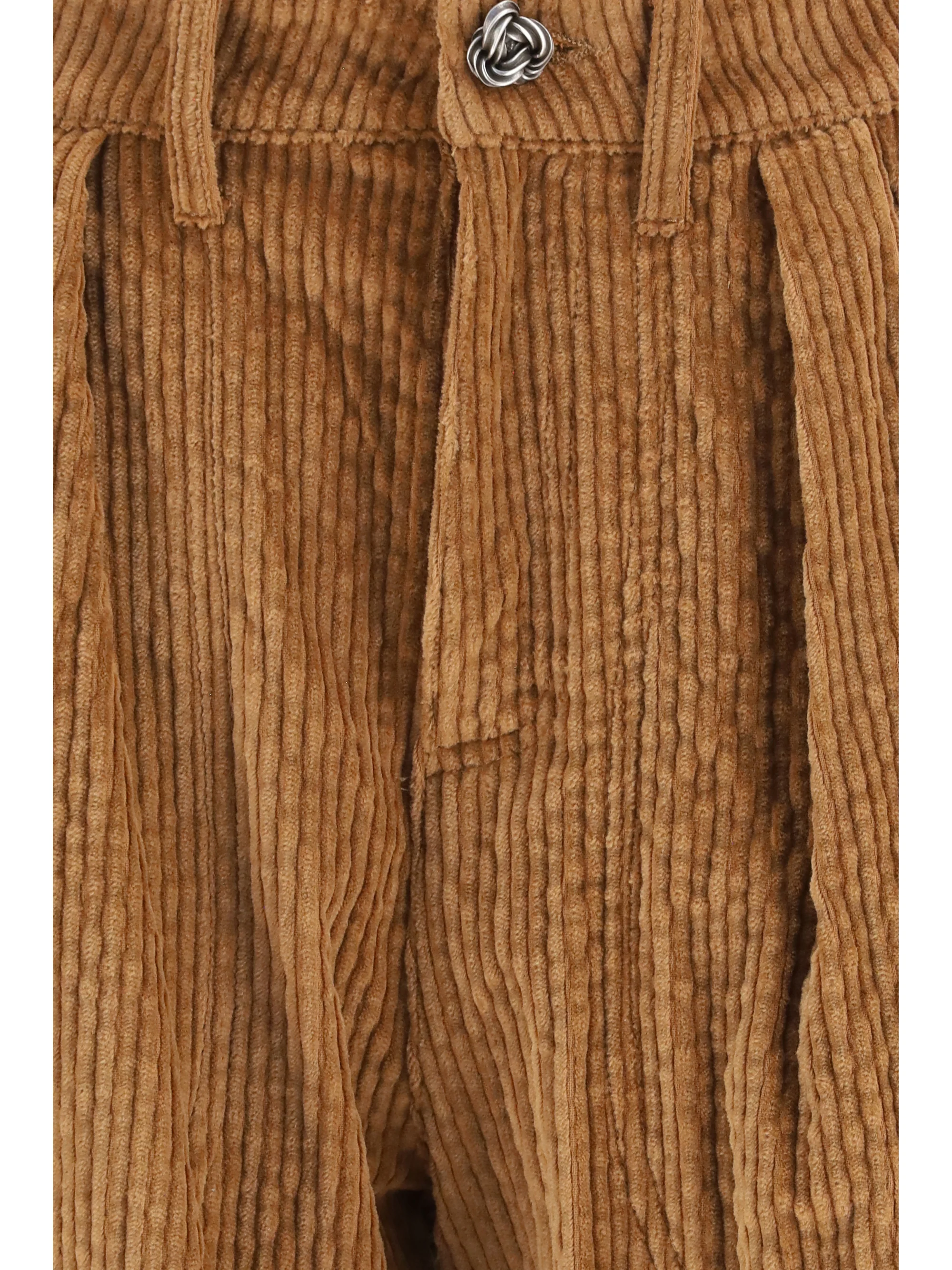 straight-leg corduroy pants